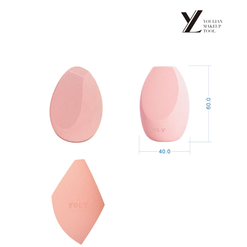 Pu beveled makeup sponge
