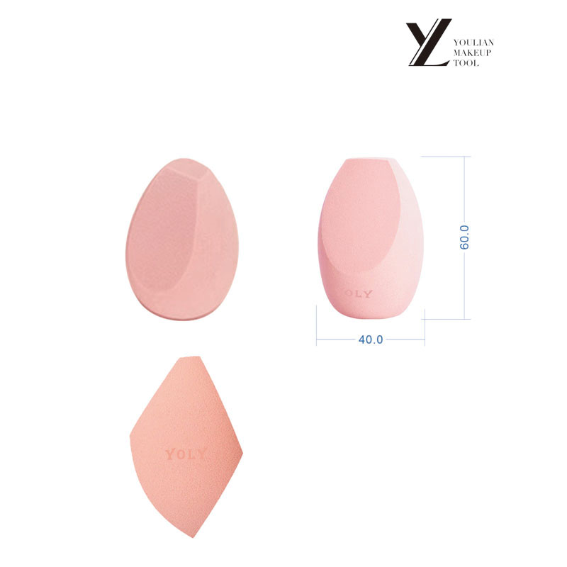 Pu irregular polygon makeup sponge