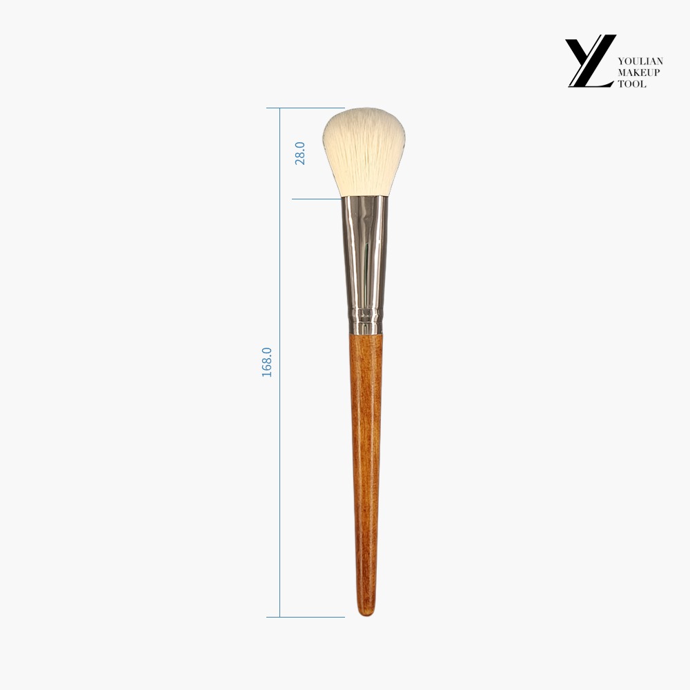 Wooden hawakan aluminyo oxide tube grooming brush